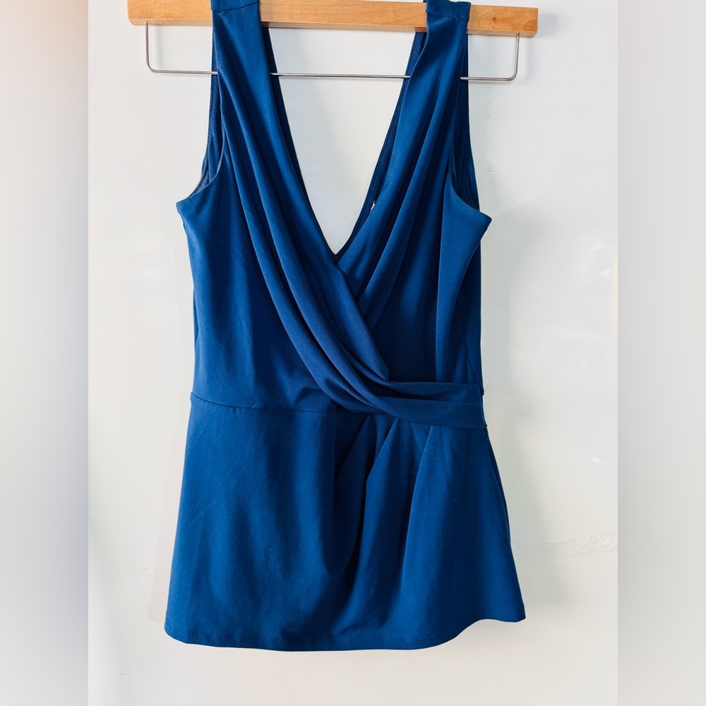 H&M Blue Sleeveless Blouse